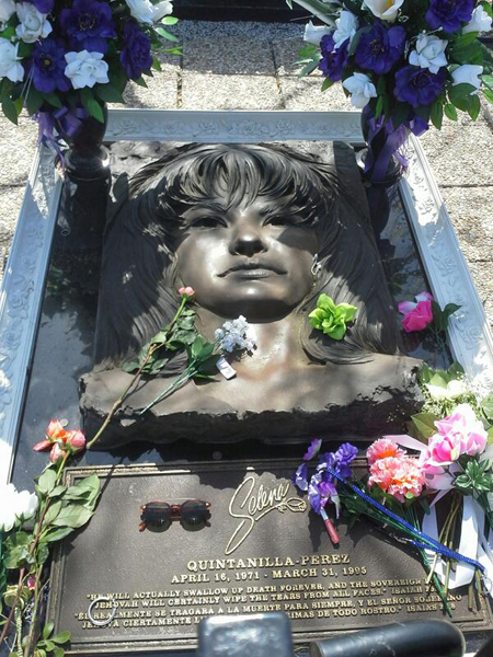 Selena's final resting place in Corpus Christi.